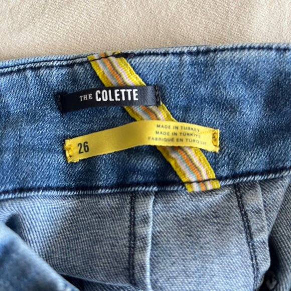 Anthropologie The Colette Crop High-Rise Wide Leg Jeans by Maeve | Size 26 - Picture 8 of 8